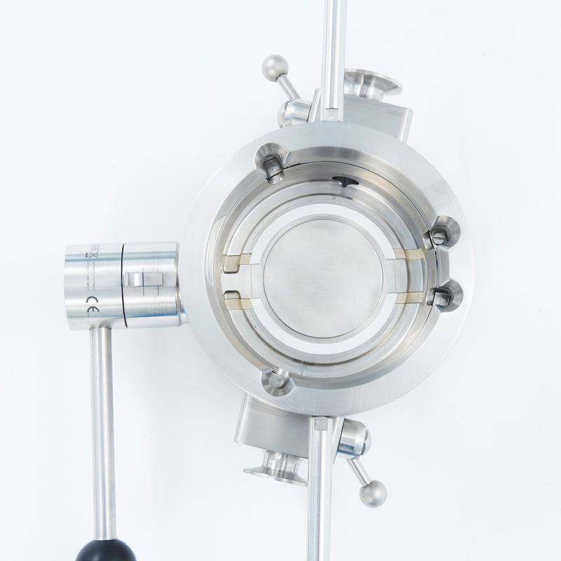 close up of aseptic valve technology