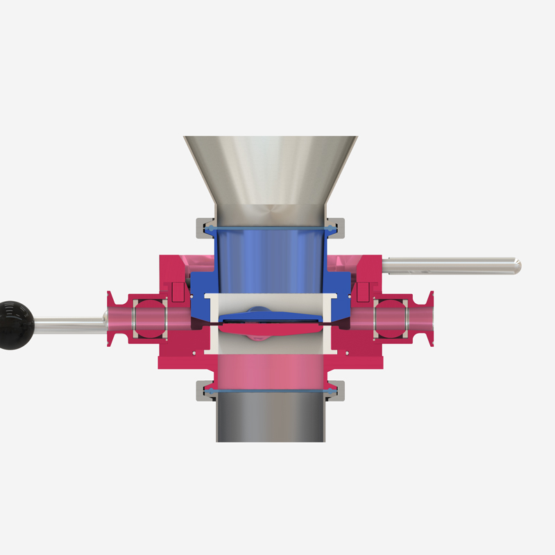 aseptic valve cross-section