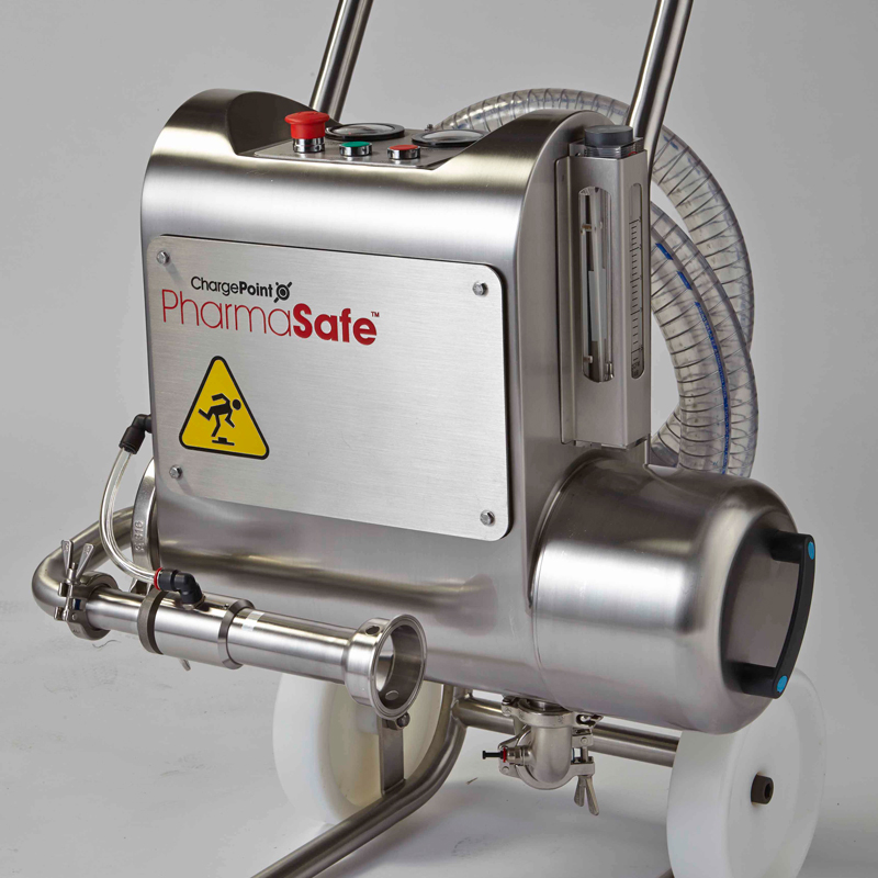 the PharmaSafe dust extraction device